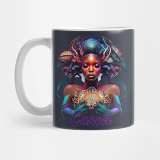 Cancer Zodiac Sign Crab Woman Mug